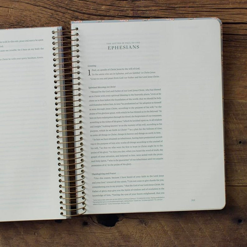 New Testament ESV Spiral Notebook Bible