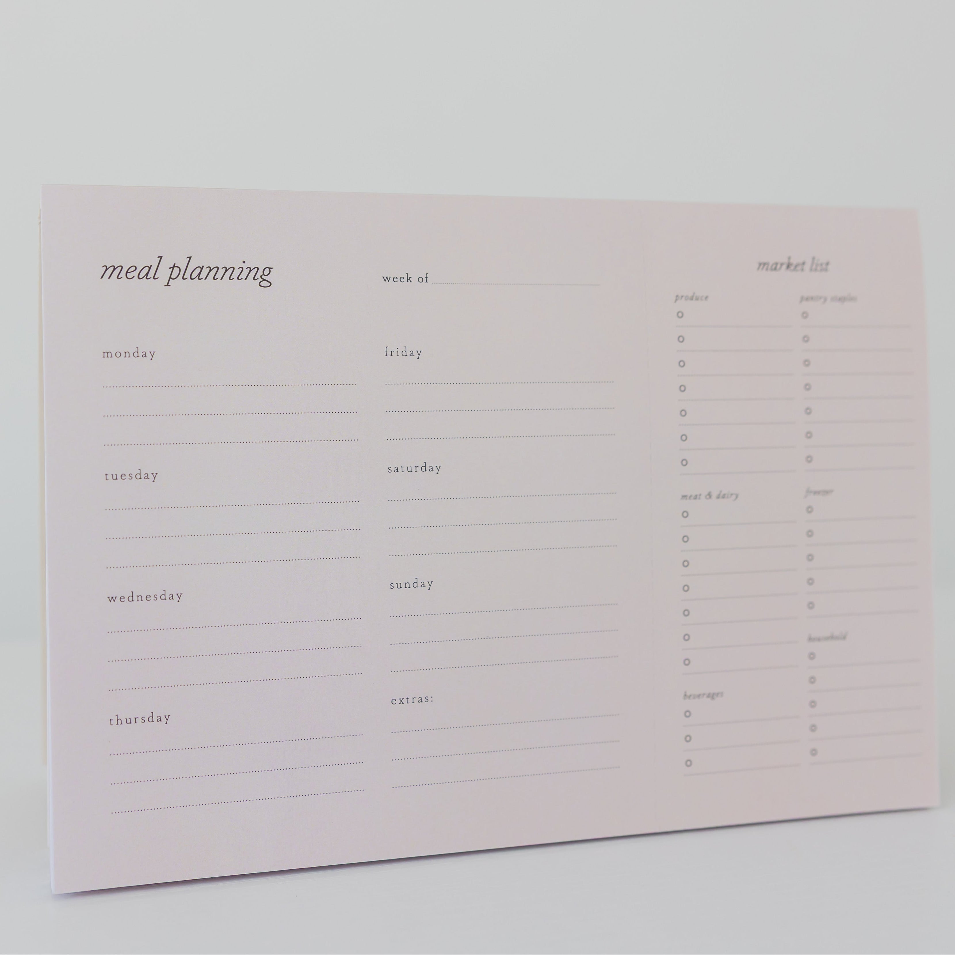 Weekly Meal Planner