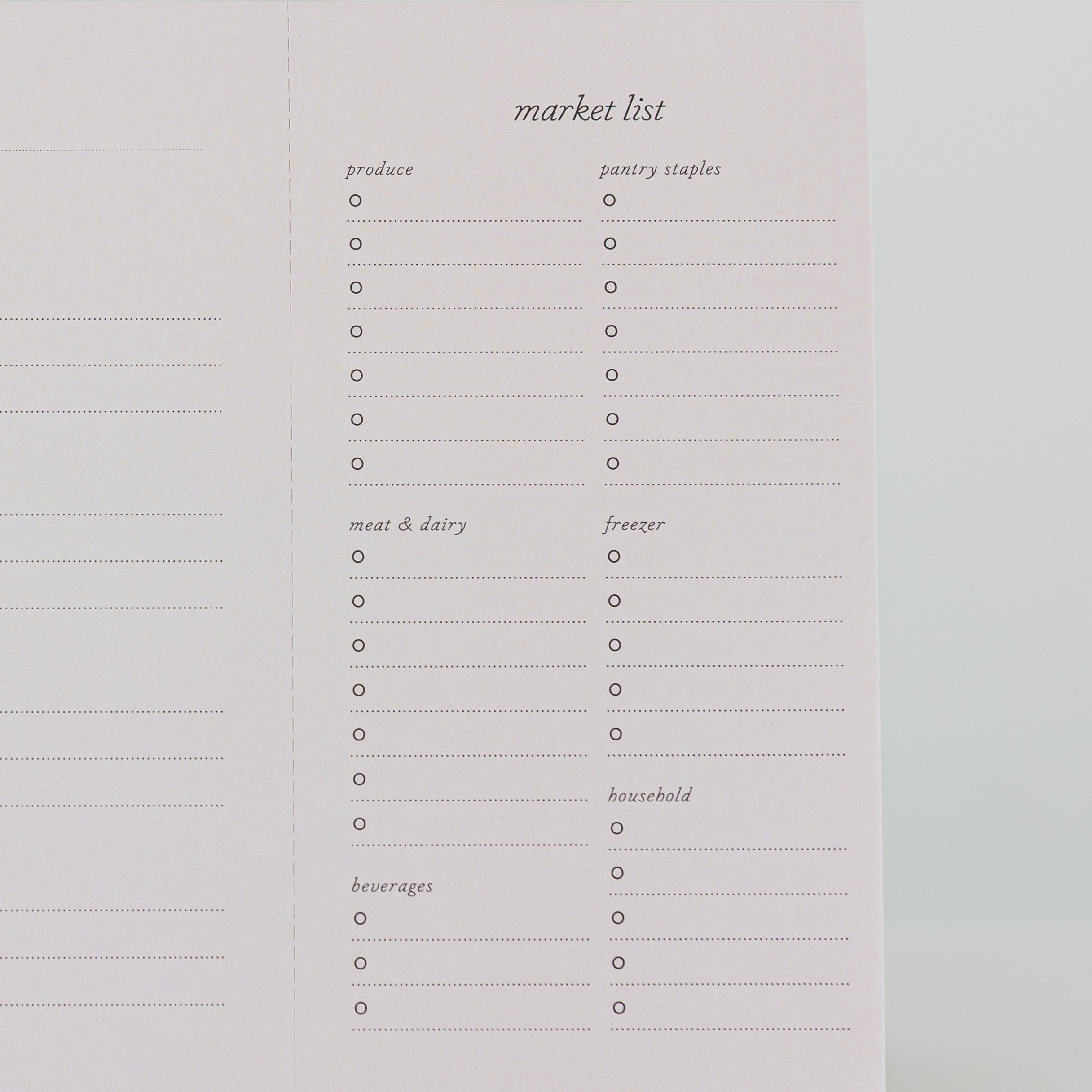 Weekly Meal Planner