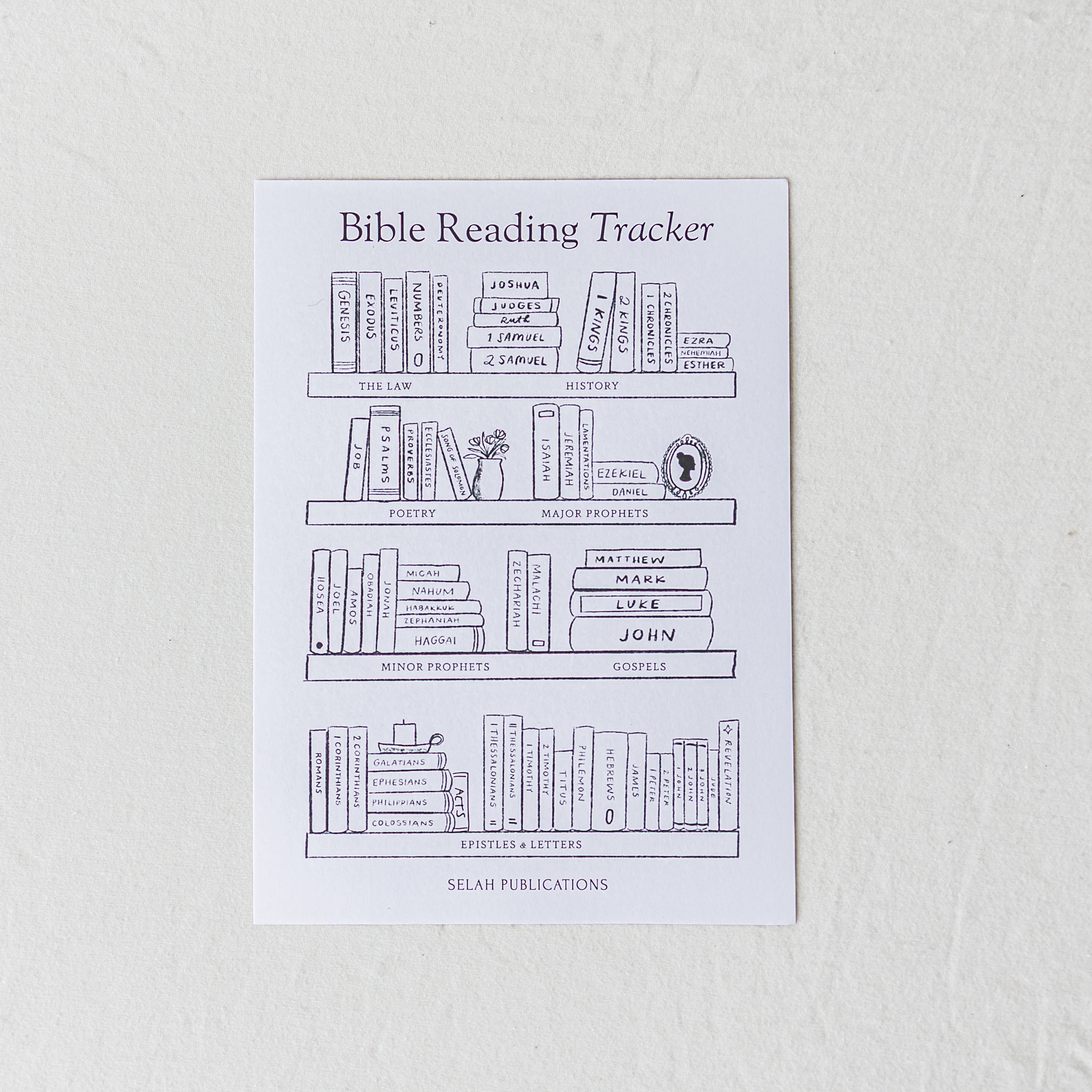 Bible Reading Tracker Sticker